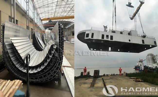 friction stir welded panels used in shipbuilding